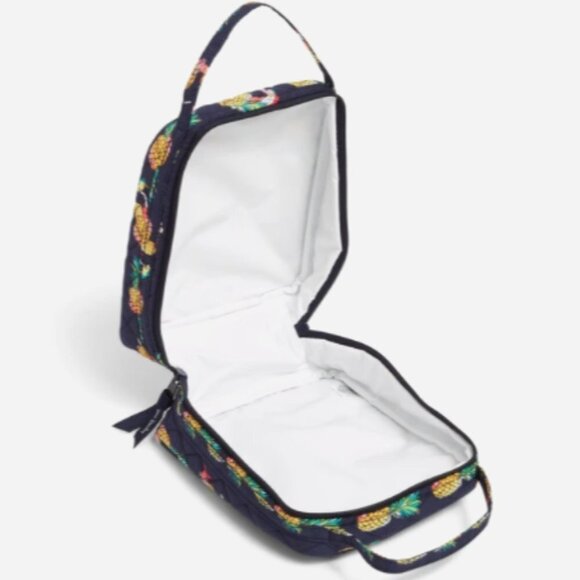 New Vera Bradley Lunch Bunch Bag Toucan Pineapple Tropical Print - Picture 2 of 7